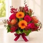 bright native flower box.